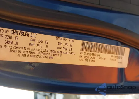 2009 Dodge Charger Sxt z USA, uszkodzony, nr VIN 2B3KA33V39H521044